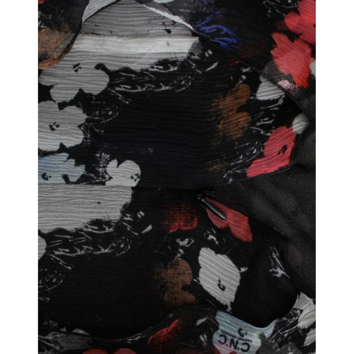 Costume National Floral silk mini dress