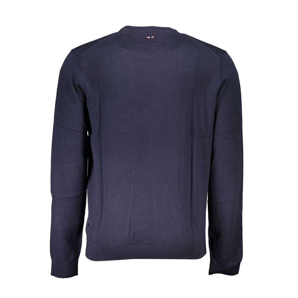 Napapijri Blue Cotton Sweatshirt Napapijri