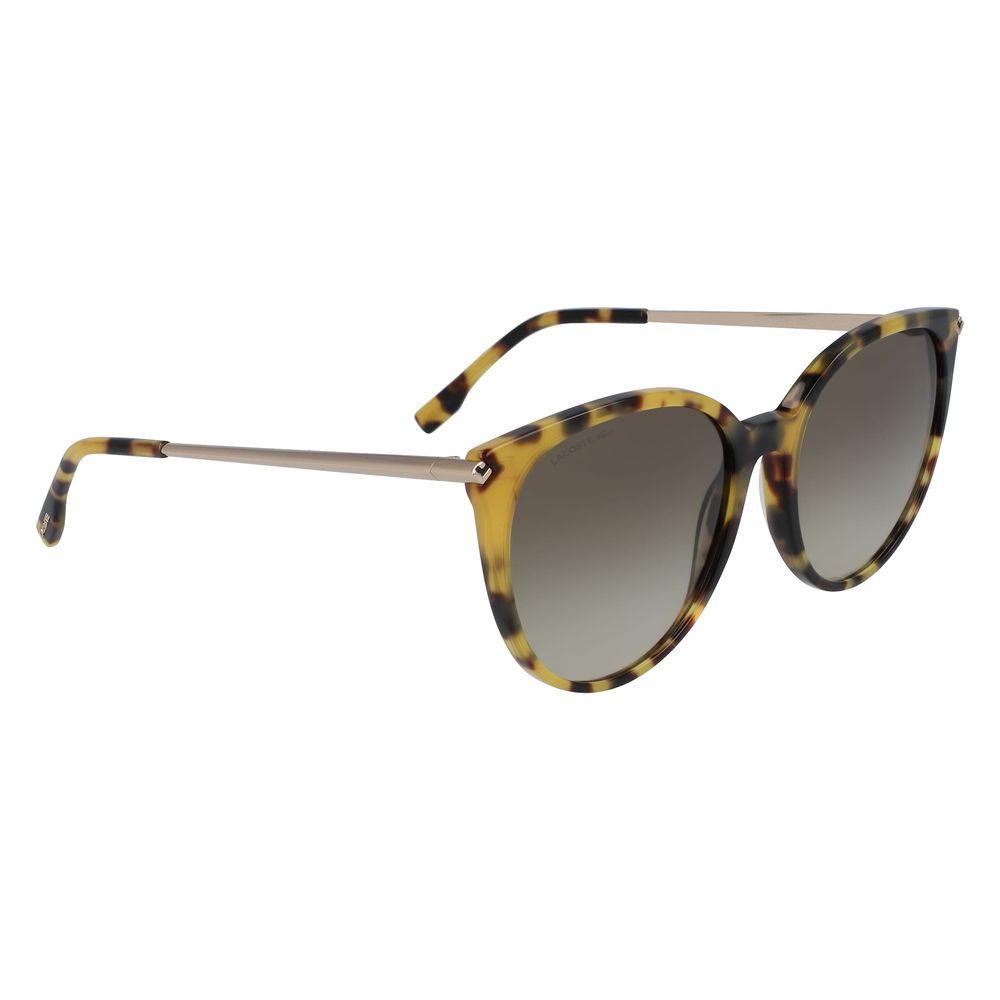 Lacoste Brown Metal Sunglasses Lacoste