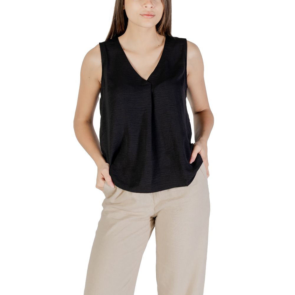 Only Black Recycled Polyester Tank Top Only