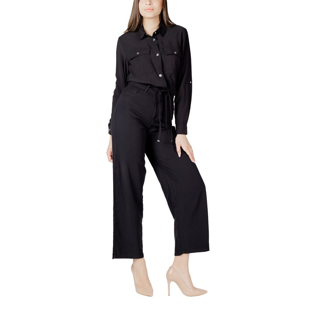 Only Black Viscose Blouse Only