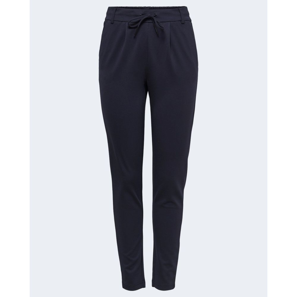 Only Blue Viscose Casual Pants Only