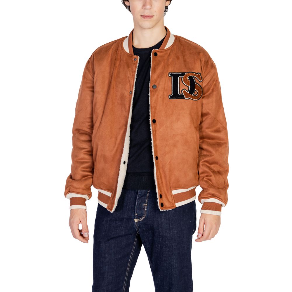 Only & Sons Brown Polyester Bomber Only & Sons