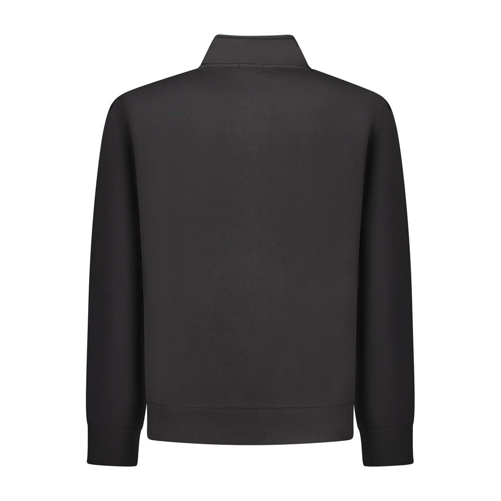 Coveri Moving Black Cotton Men Sweatshirt