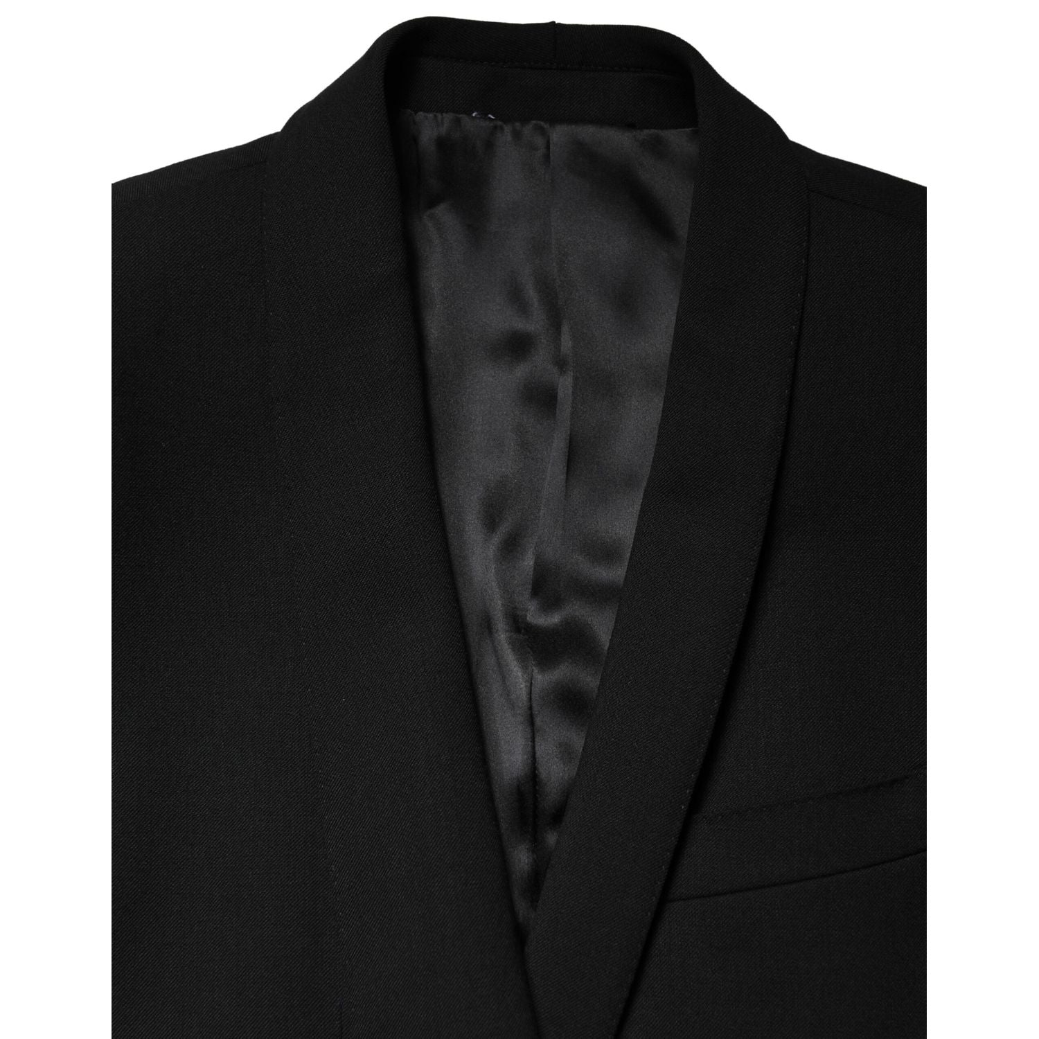 Dolce & Gabbana Black Embellished Single Breasted Blazer