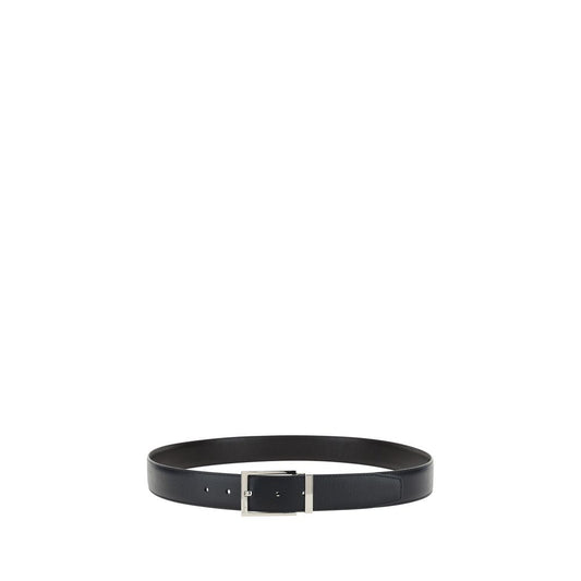 Ferragamo Black Calf Leather Bos Taurus Regular Belt 100 cm / 40 Inches,105 cm / 42 Inches,110 cm / 44 Inches,115 cm / 46 Inches,1728,72470364320,95 cm / 38 Inches,Accessories,Belts - Accessories,Black,Ferragamo,Men,New with tags,Regular Belts - Belts - A