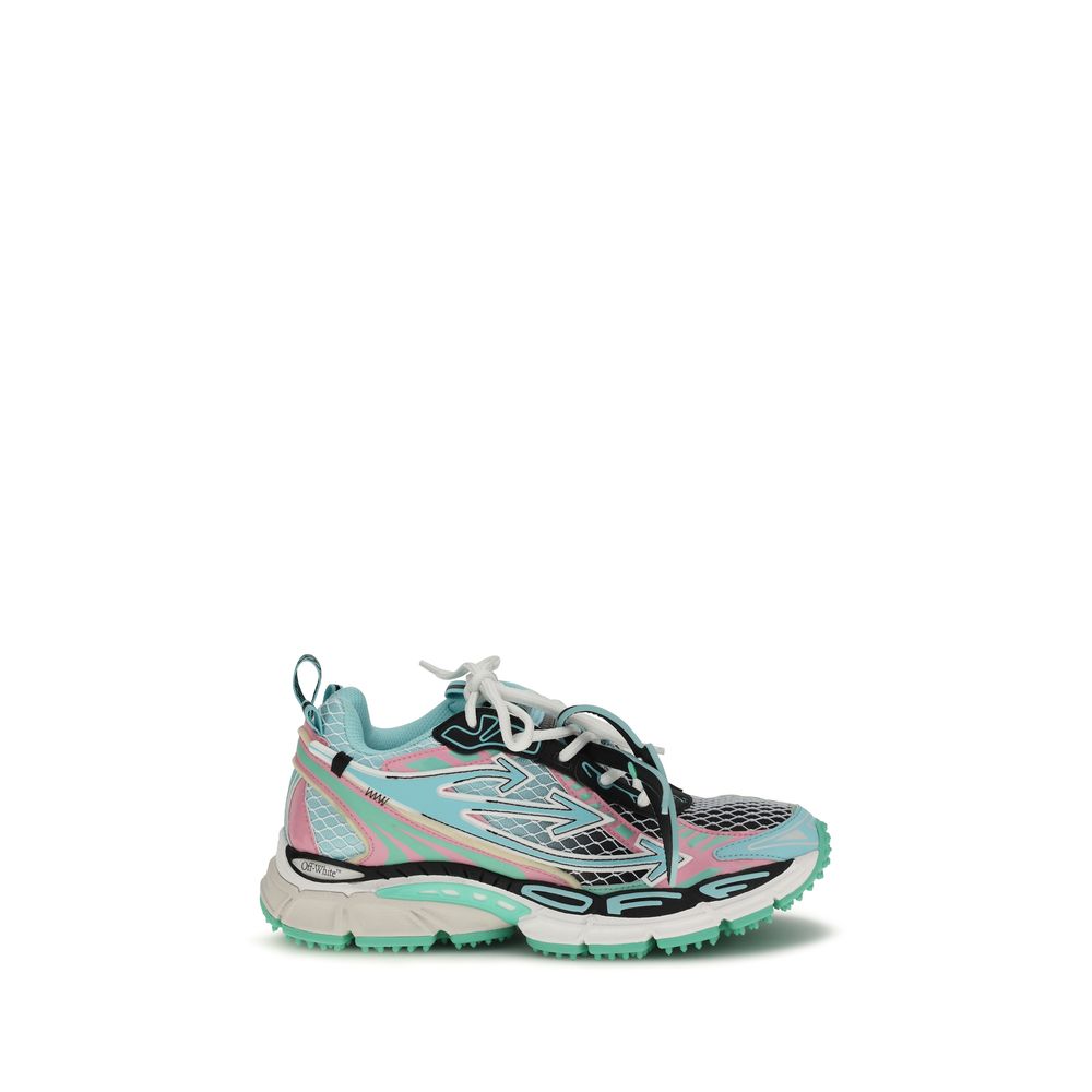 Off-White Multicolor Polyester Athletic Sneakers 1728,72470364320,Athletic - Sneakers - Shoes,EU36/US6,EU37/US7,EU38/US8,EU39/US9,EU40/US10,EU41/US11,Multicolor,New with tags,Off-White,Shoes,Sneakers - Shoes,Women