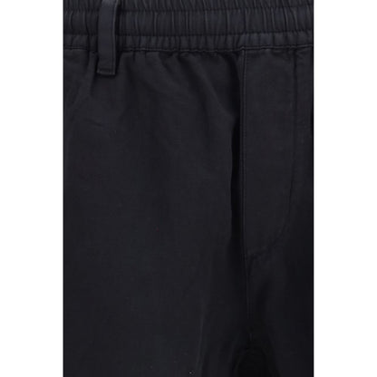 C.P. Company Black Cotton Cargo Pants