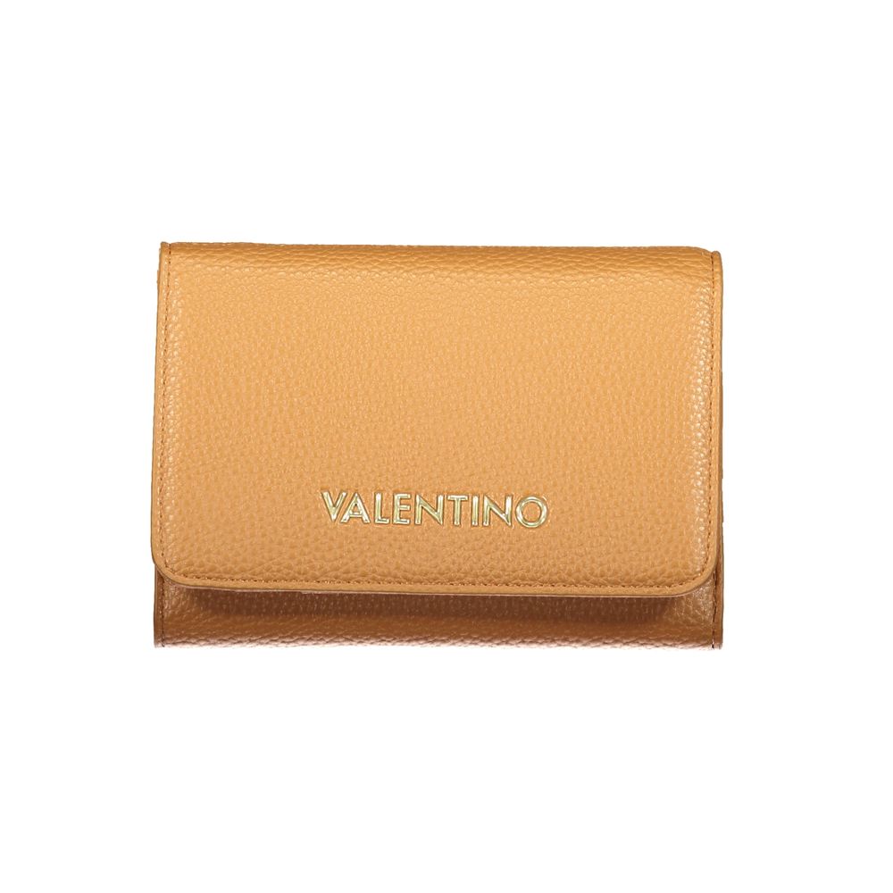 Mario Valentino Brown Polyurethane Women's Wallet