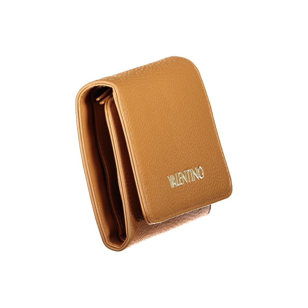 Mario Valentino Brown Polyurethane Women's Wallet