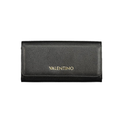 Mario Valentino Black Polyurethane Women's Wallet