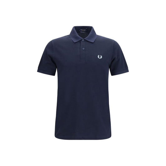 Fred Perry Blue Cotton T-Shirt
