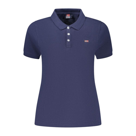 Norway 1963 Blue Cotton Polo Shirt