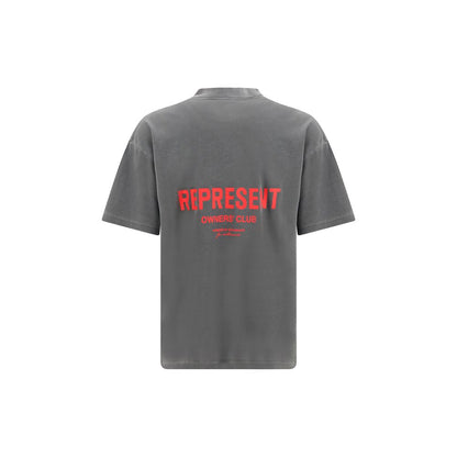 Represent Gray Cotton T-Shirt