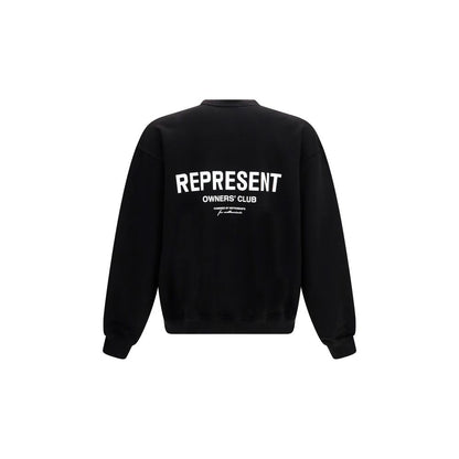 Represent Black Cotton Sweatshirt