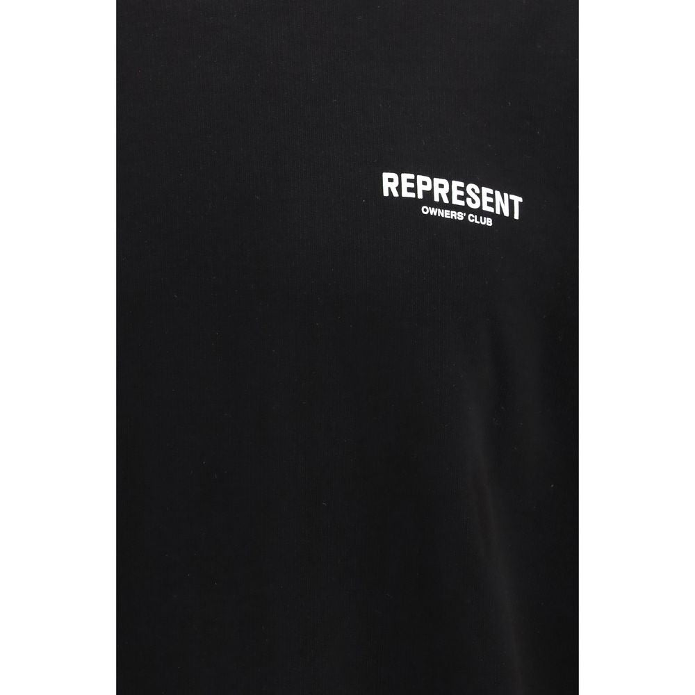 Represent Black Cotton Sweatshirt