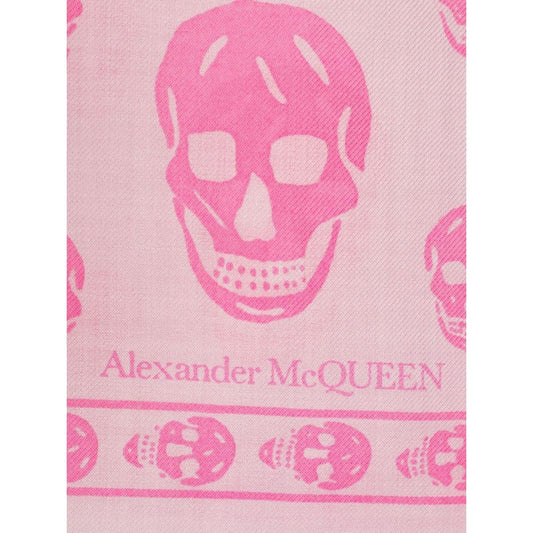 Alexander McQueen Scarfs Pink Scarves Hats & Gloves Alexander Mcqueen Thistle