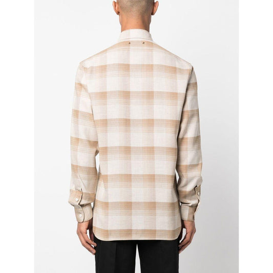 Golden Goose Shirts Beige Shirts Golden Goose Antique White