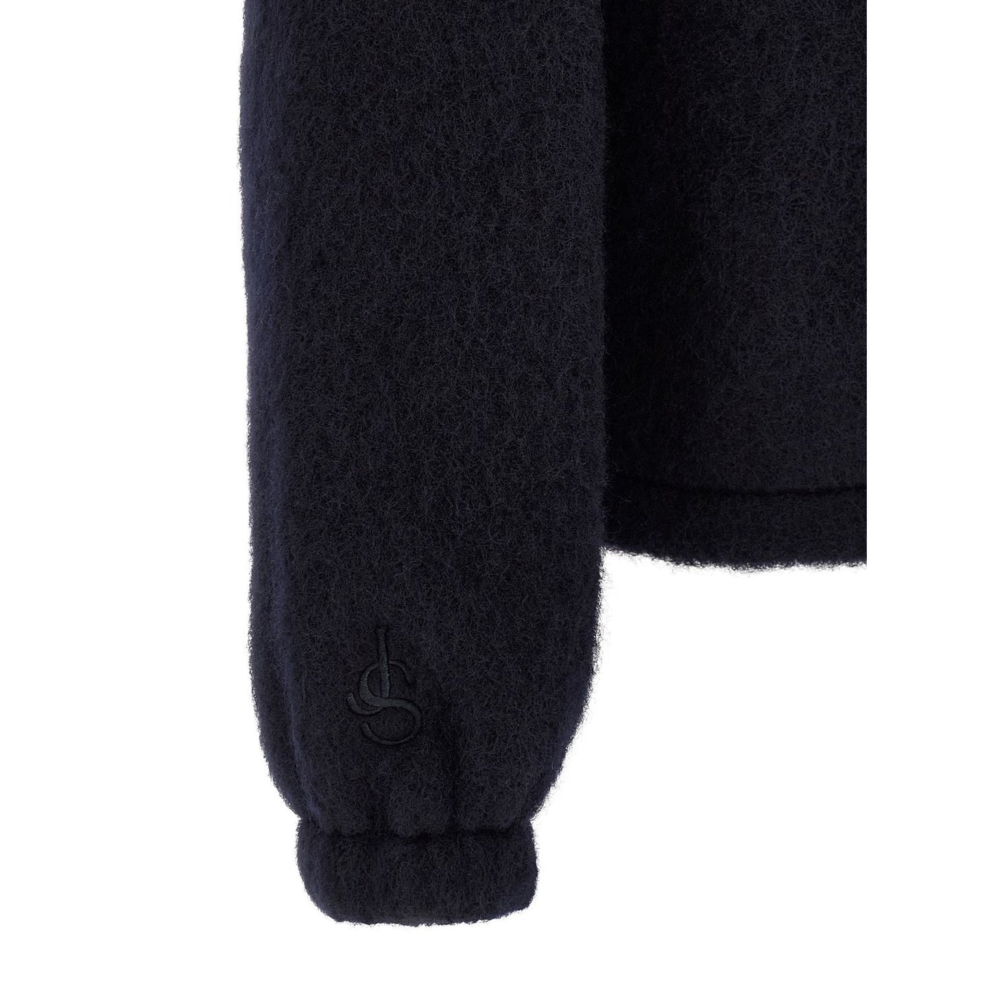 Jil Sander Blue Wool Sweatshirt
