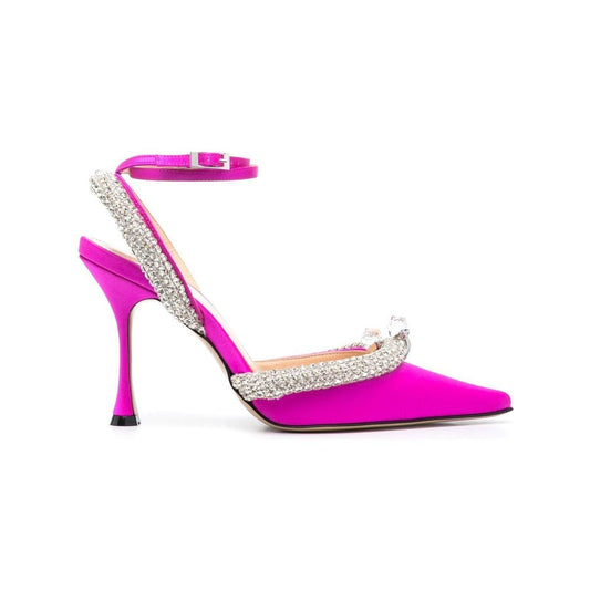 MACH & MACH With Heel Fuchsia Medium Heel Mach & Mach Violet Red
