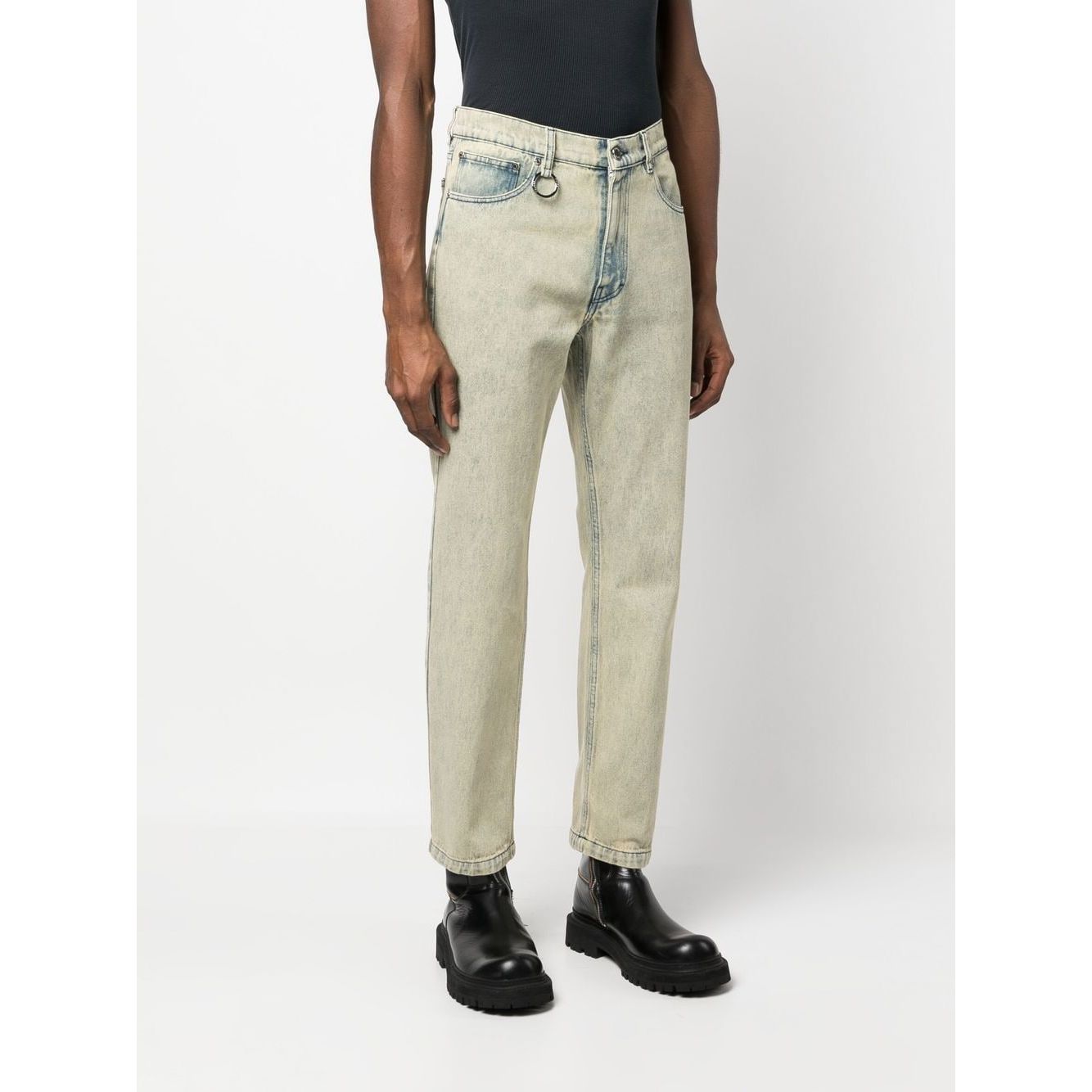 Études études Jeans Yellow Jeans Études Light Gray