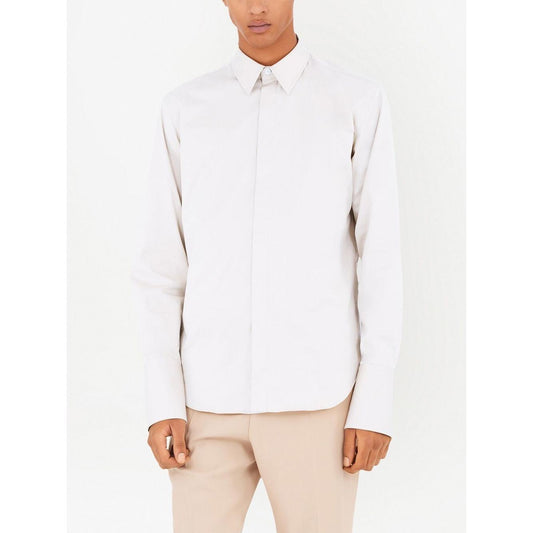 Ferragamo Shirts White Shirts Ferragamo White Smoke