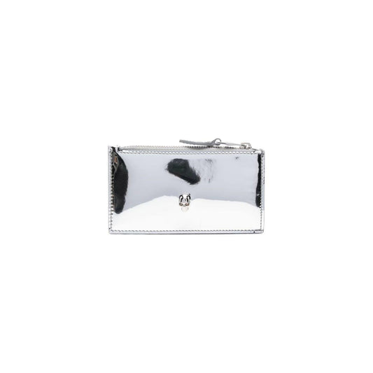 Alexander McQueen Wallets Silver Wallets Alexander Mcqueen