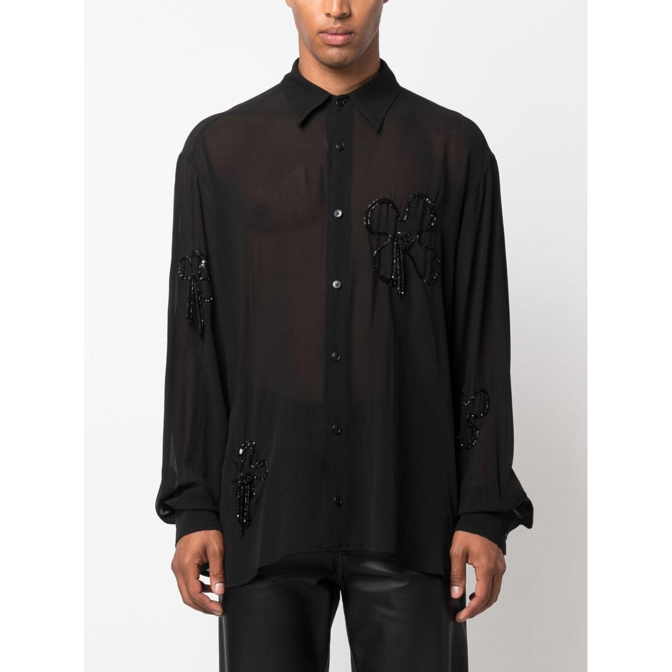 GCDS Shirts Black Shirts GCDS Black