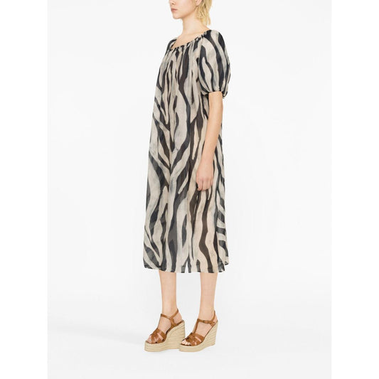 MANEBI Dresses Black Dresses Manebi White Smoke
