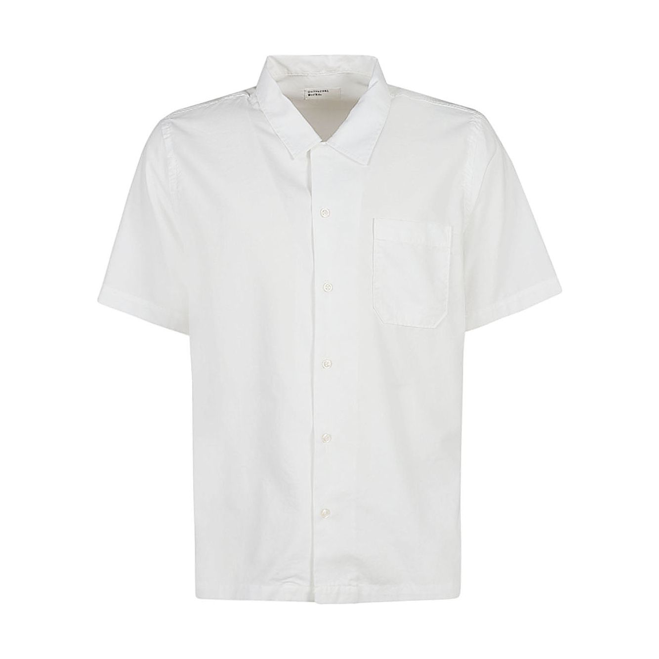 UNIVERSAL WORKS Shirts White Shirts Universal Works Light Gray