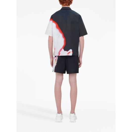 Alexander McQueen Solarised Flower Shirt Shirts Alexander Mcqueen White Smoke