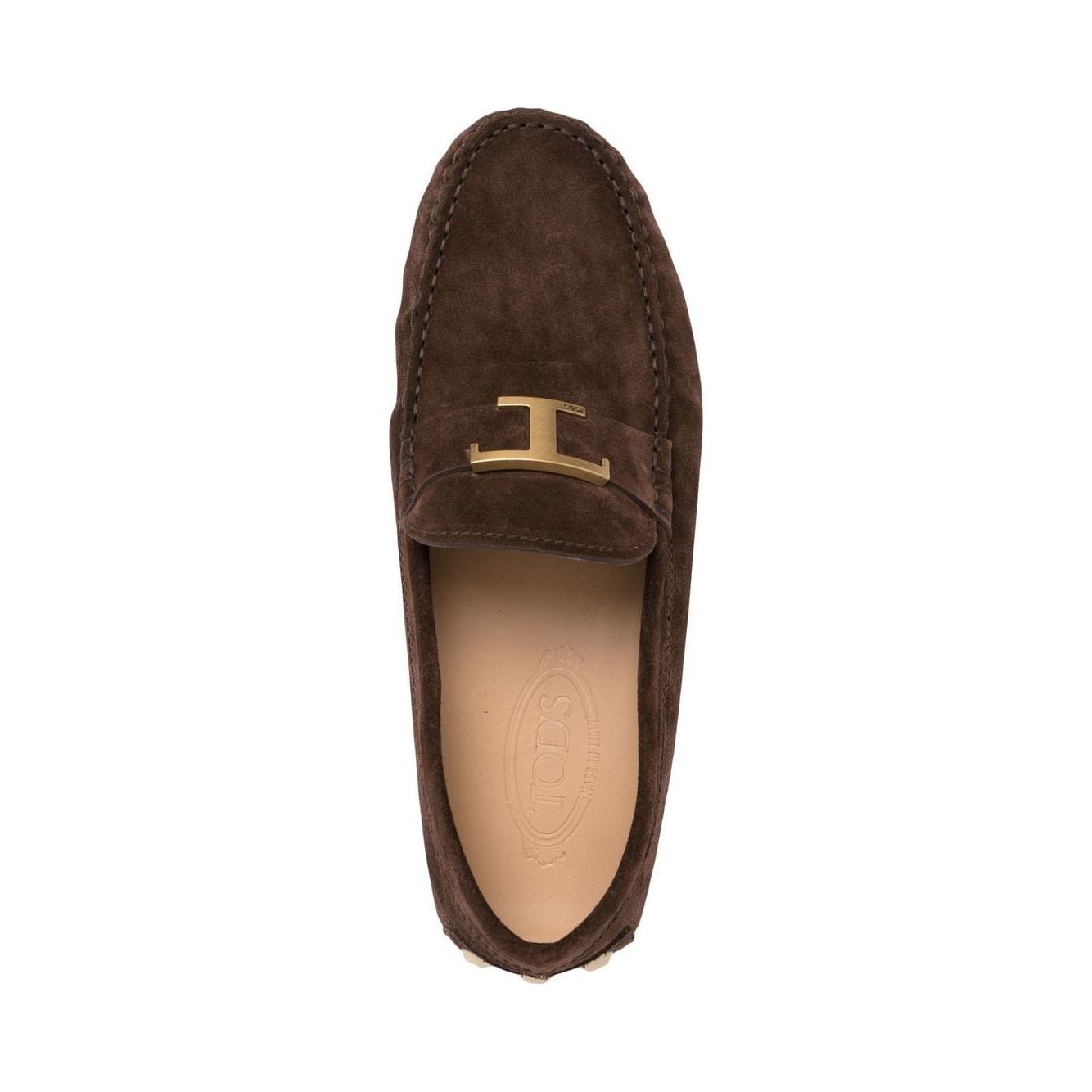 Tod's Flat shoes Brown Moccasins Tod'S Dark Slate Gray