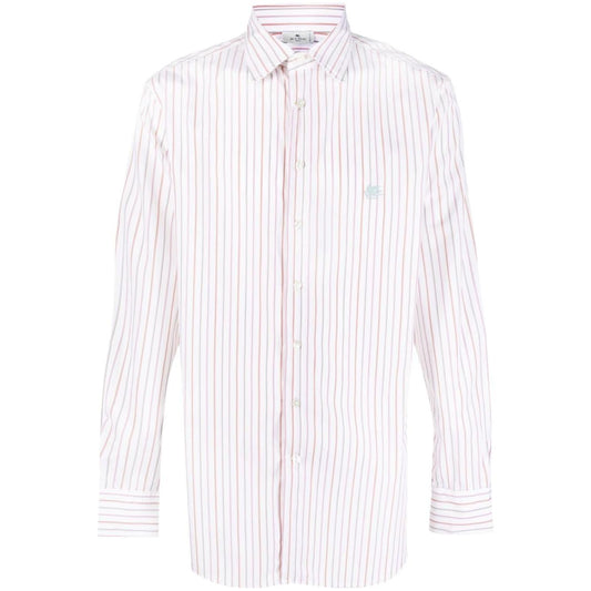 Etro Shirts Grey Shirts Etro White Smoke