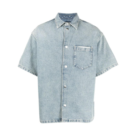 PURPLE BRAND PRE Shirts Denim Shirts Purple Brand Pre Gray