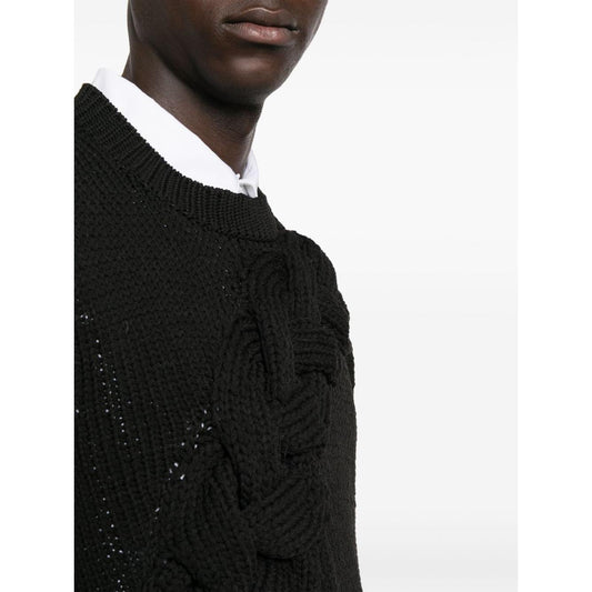 HOMME PLUS Sweaters Black Topwear Homme Plus