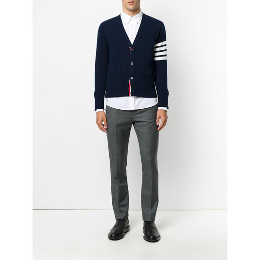 Thom Browne Sweaters Blue Topwear Thom Browne Dark Slate Gray