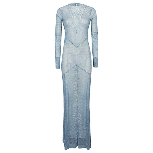 SANTA BRAND Dresses Clear Blue Dresses Santa Brand Light Steel Blue