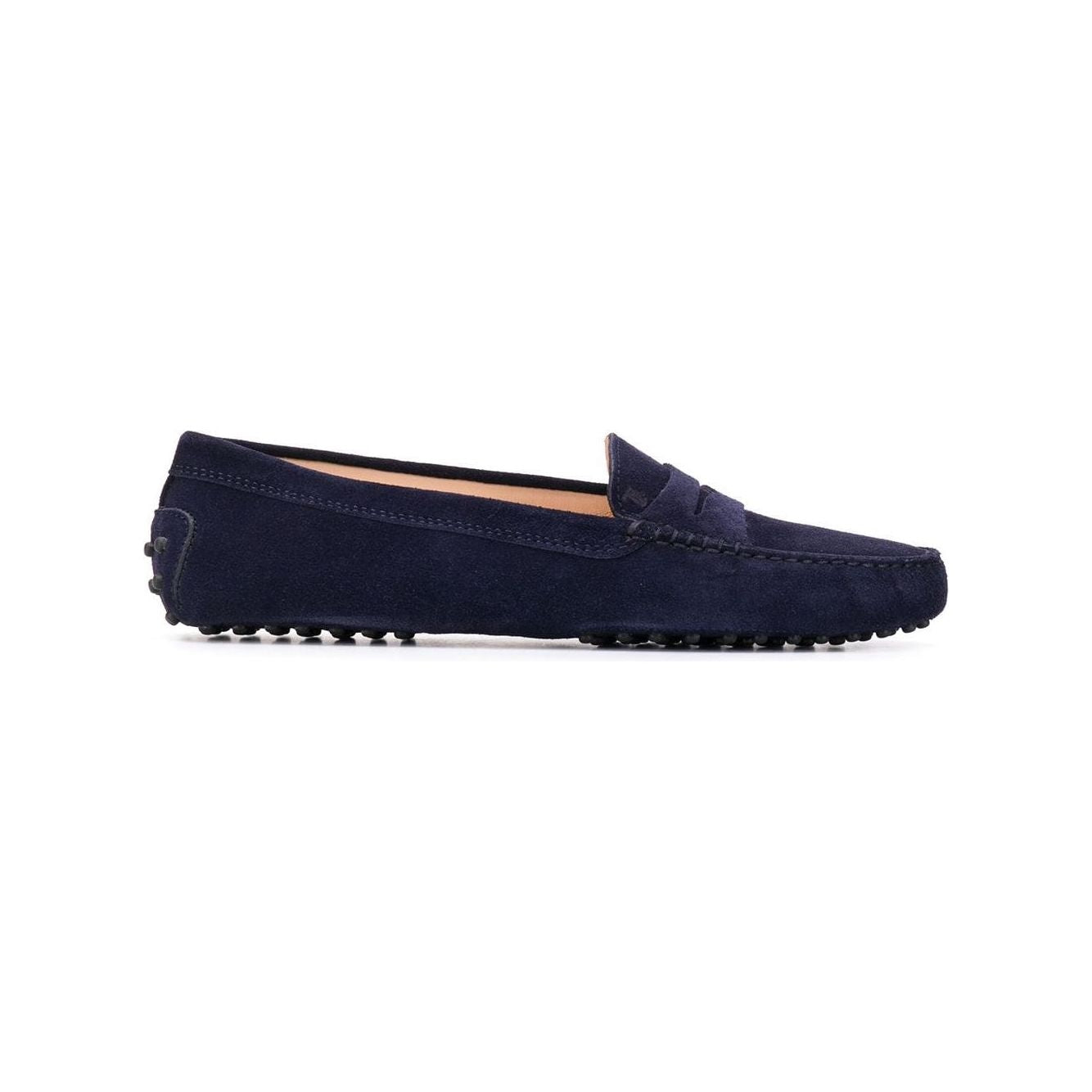 Tod's Flat shoes Blue Moccasins Tod'S