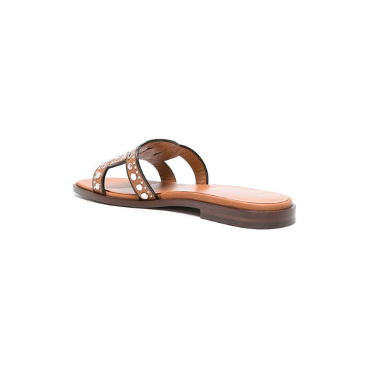 Tod's Sandals Brown Sandals Tod'S Dark Olive Green