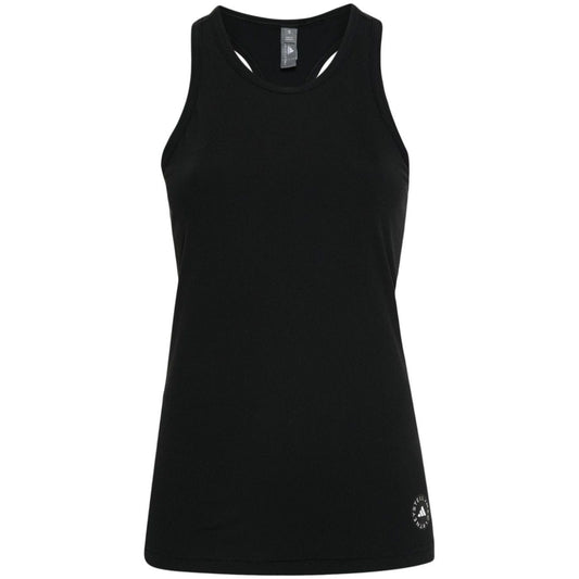 Adidas By Stella McCartney Top Black Topwear Adidas By Stella McCartney Black