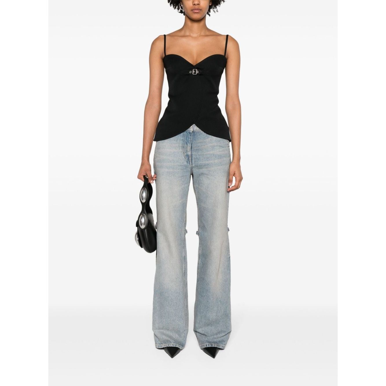 COURREGES PRE Jeans Clear Blue Jeans Courreges Pre White Smoke