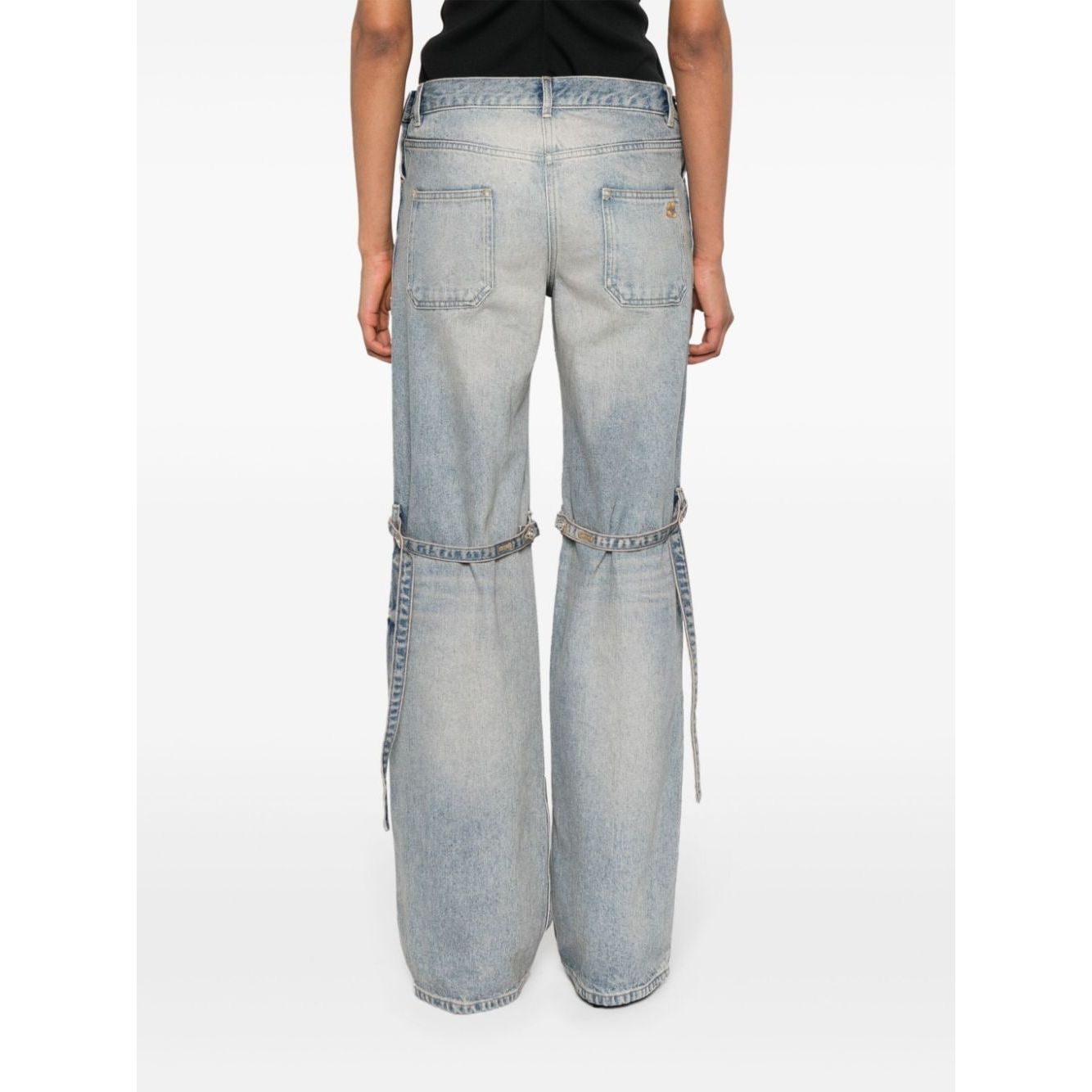 COURREGES PRE Jeans Clear Blue Jeans Courreges Pre White Smoke