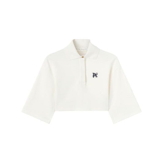 Palm Angels T-shirts and Polos White Topwear Palm Angels White Smoke