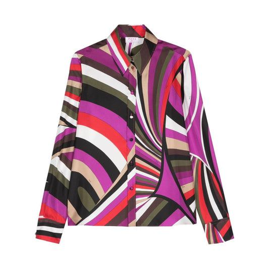 Pucci Shirts Fuchsia Shirts Pucci Maroon