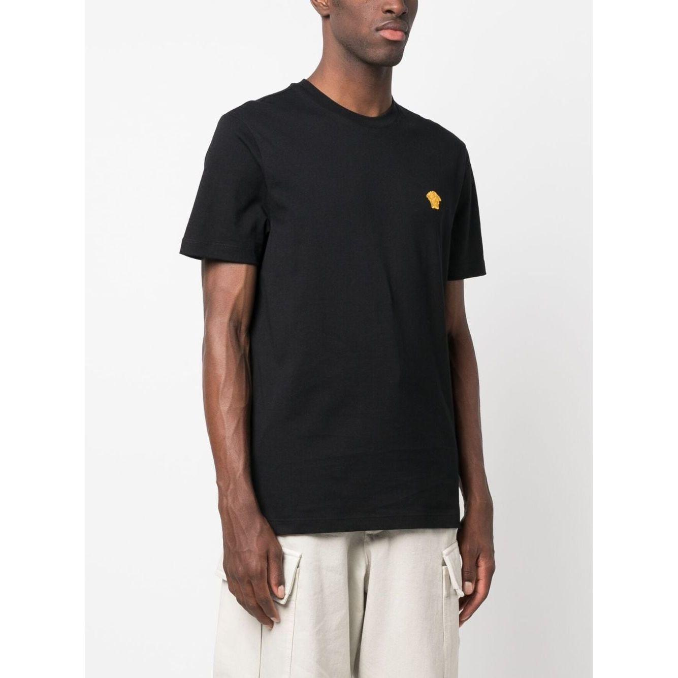 Versace T-shirts and Polos Black Topwear Versace