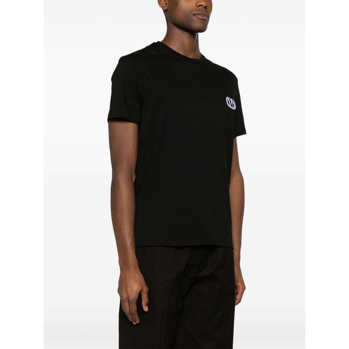 Valentino T-shirts and Polos Black Topwear Valentino