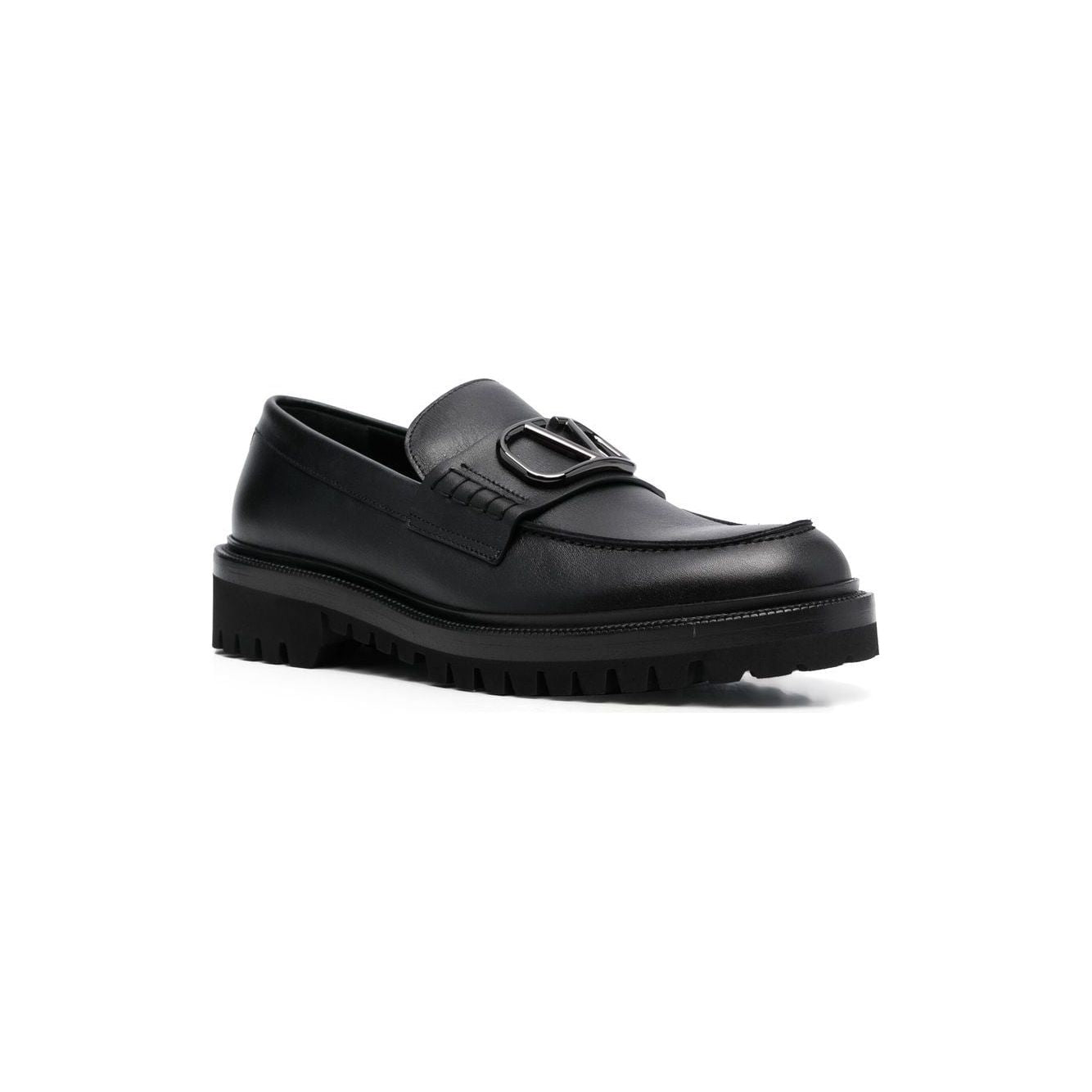 Valentino Garavani Flat shoes Black Moccasins Valentino Garavani