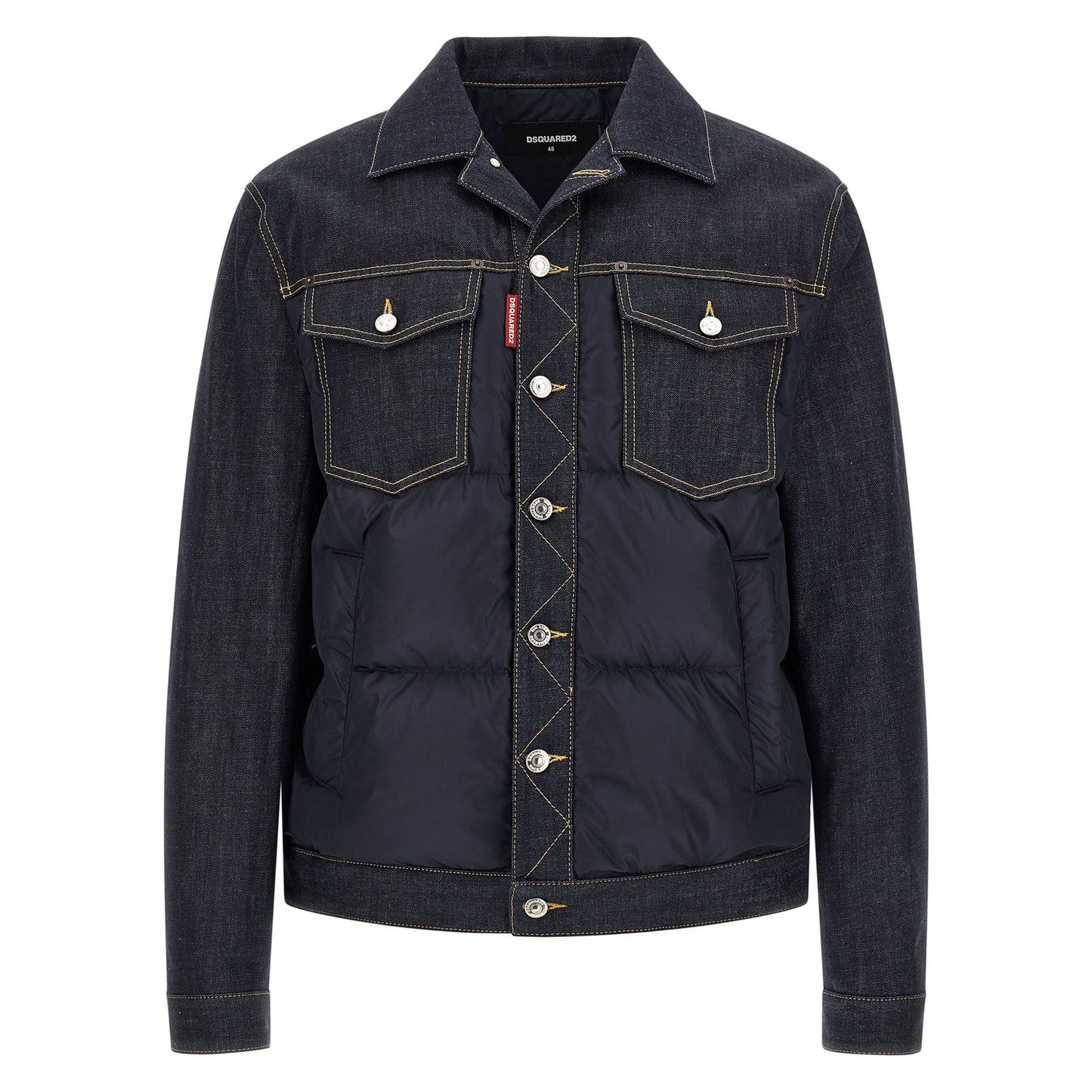 Dsquared² Blue Cotton Denim Jacket
