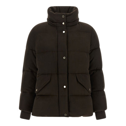 MooRER Brown Wool Full-Length Jacket