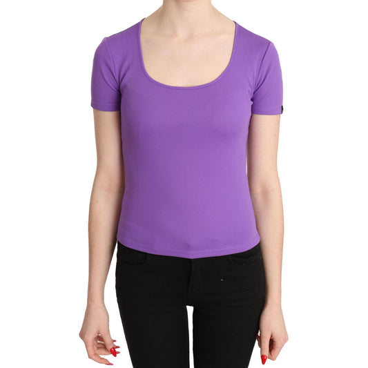 GF Ferre Chic Purple Casual Top for Everyday Elegance GF Ferre